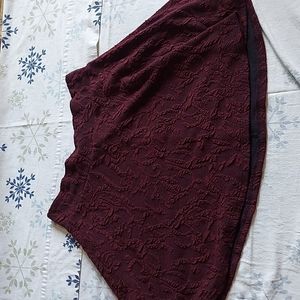 Skirt, Charlotte Russe, medium, maroon
